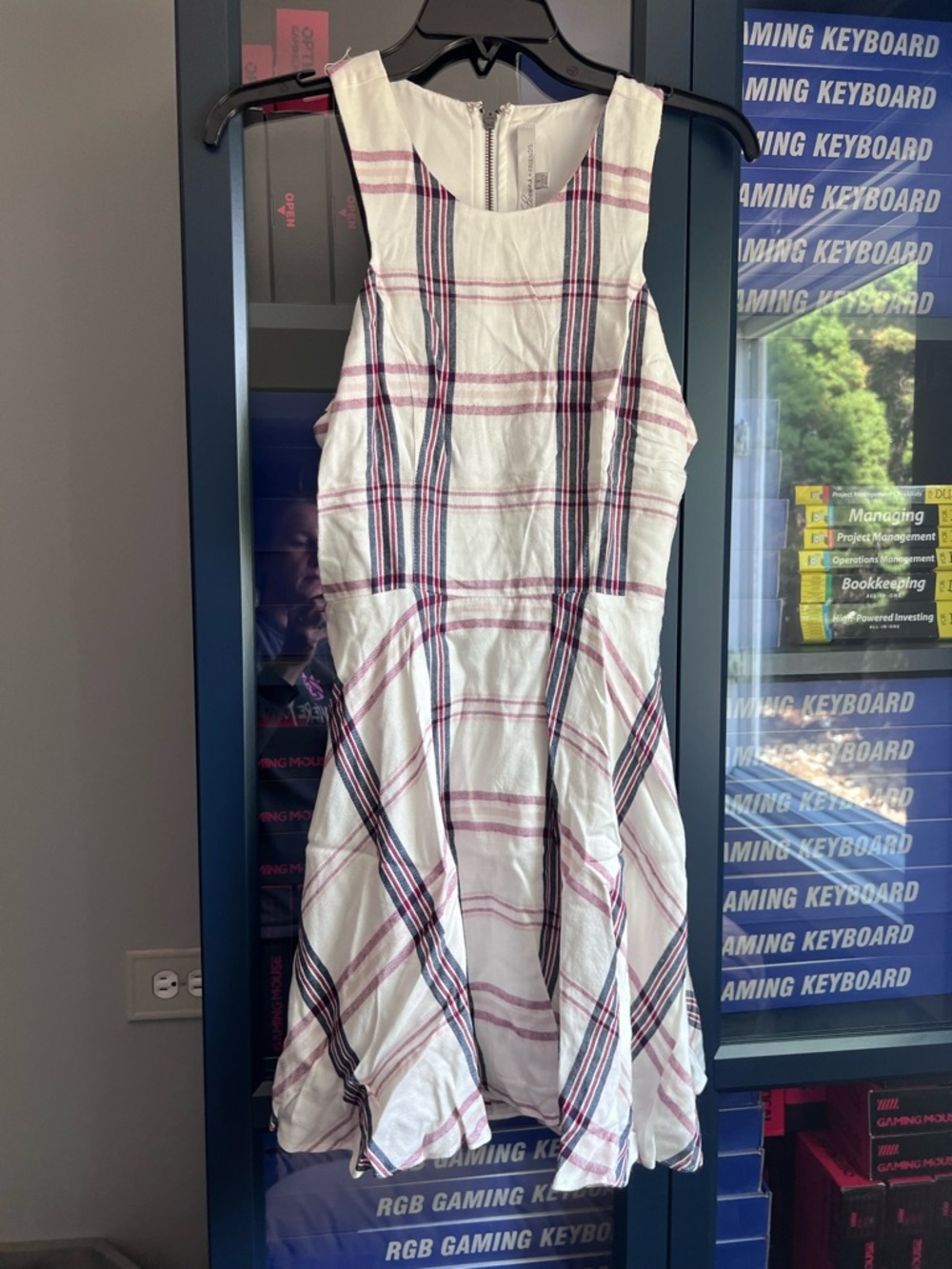 Lovers + Friends open back a-line skater dress size small